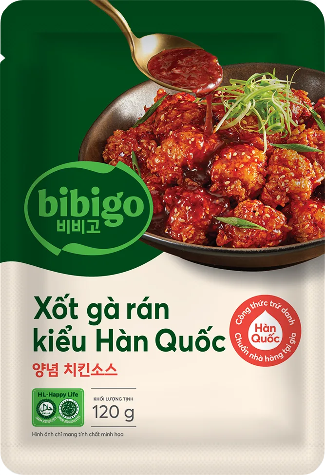 bibigo Xốt Gà Rán Kiểu Hàn Quốc 120g